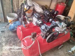  3 كمبريسه هواء 200 لتر بسعر مغري