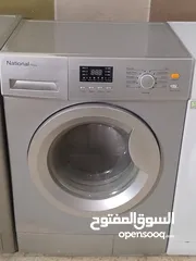  1 غسالة ناشونال ديلوكس 7 كيلو شغاله ميه بلميه