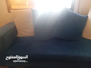  1 طقم كورنر لون ازرق مستعمل