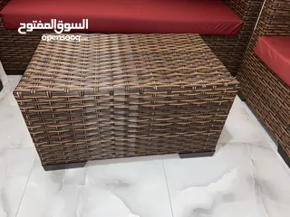  4 للبيع طقم راتان نوعية ممتازة وبحالة جيدة