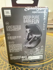  2 سماعة من ماركة JBL   النوع : JBL wave flex2 الطراز الجديد