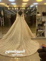  1 بدلة زفاف  من تصميم اردني