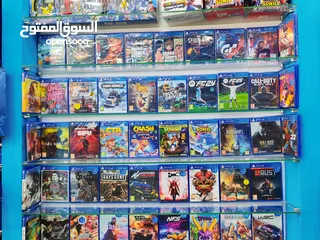  11 سيديهات بلاستيشن فور & فايف مستعملة مكفولة (( خدمة التوصيل لباب البيت ))