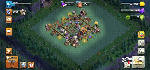  7 Clash of Clans account level 12. 3 star