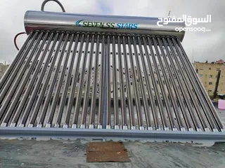  2 سخان شمسي ستانلس ستيل من الداخل والخارج ضد الصدأ