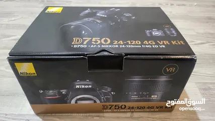  2 كاميراء نيكون 750D شبه الجديد