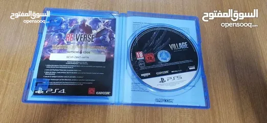  6 سيدي  resident evil village مستعمل بحالة الوكالة بسعر طري للتواصل 8493638*77 بدون النجمة
