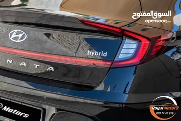  24 Hyundai Sonata 2021 Hybrid  يمكن التمويل بالتعاون مع المؤسسات المعتمدة لدى المعرض