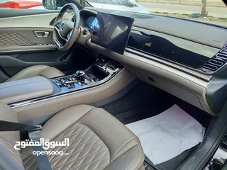  2 موديل 2023BYD HAN قطعة مسافة (18000)km تقطع مسافة (605) كيلو متر بالشحنة الواحدة فحص كامل 7 جيد