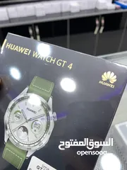  3 ساعة هواوي الجديدة كليا 2024 اللون الزيتي المميز  Huawei GT 4 (Green Edition) 46mm