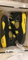  1 Jordan 4 Retro 2023 Thunder New in box Men’s (Size 9.5 US/43 EU) Black/White-Tour Yellow