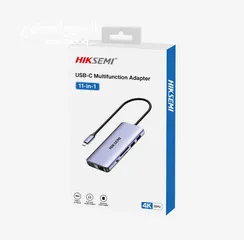  12 موزع USB HUB عالي السرعة 3.0 و 11 مدخل Hiksemi HUB 11 in 1 Port Type-C HUB SuperSpeed 3.0