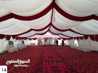  13 For Rent Tents and Wedding Supplies   للایجار الخیام و مستلزمات الافراح