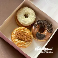  6 (رشة سكر)بتوفر توزيعات حلو للمناسبات دونات بأفخم الزينه  تشيز كيك لوتوس كريب