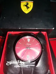  1 ساعه فيراري اورجينال للبيع جيده مستخدمه ساعة سكوديريا فيراري أبيتون