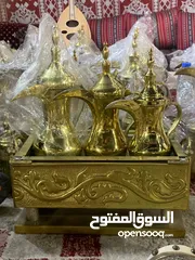  4 دلال نحاس   عدد 75 دلال جديد  نوع اول دلال ملكي