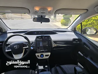  15 تويوتا بريوس 2018 فحص 3 جيد قصعه اثر ضرب بسعر مغري جدا