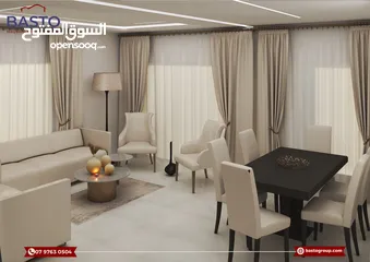  2 شقة بتشطيبات فاخرة جداً 180 م2 بالقرب من الكلية العلمية الاسلامية محاطة بڤلل