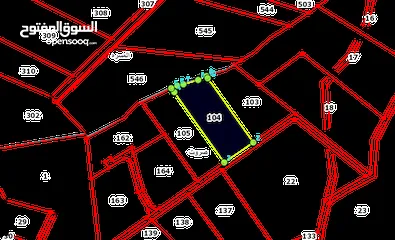  8 الزرقاء صروت قطعتين متلاصقات إستثماريات بمنطقة شاليهات كامل الخدمات بمساحة 4100 متر لكل قطعة