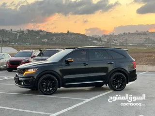 6 كايا سورينتو 2022/فل الفل  فتحة سقف بانوراما  2x4 ///240Hp بنزين + كهرباء  ( Haybrid) 1600cc