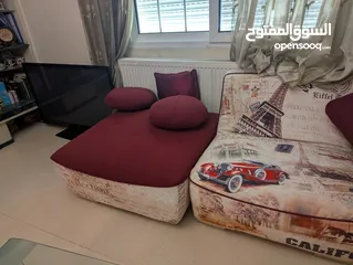 2 كنب وارد امريكي جديد غير مستعمل living room couch