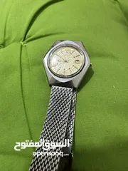  1 ساعة اورانيت حريمي عقارب  استيك فضي