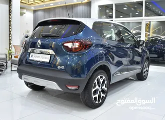  5 Renault Captur ( 2018 Model ) in Blue & White Color GCC Specs