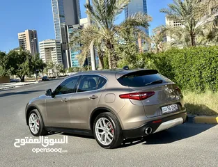  17 Stelvio 2018 118km only perfect conditions fully loaded regular agency service