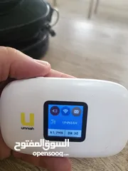  1 راوتر امنيه 4G ماي فاي يشغل  امنيه بطارية عملاقه 3350