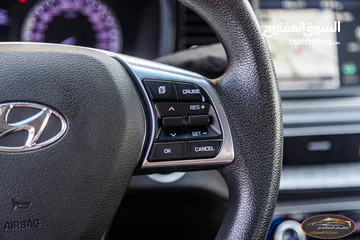  10 Hyundai Sonata 2019   السيارة بحالة ممتازة جدا