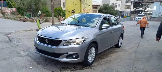  5 بيجو 301 لون رمادي من الخارج ولون المقاعد أسود ، موديل 2018، أوتومات، فقط ب 47000 شيكل فقط لا غير