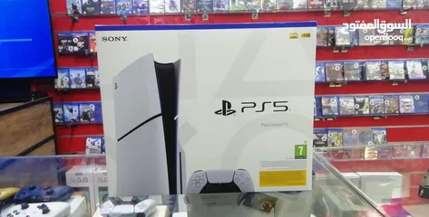  4 بلايستيشن 5 سلم جديد Ps5 Slim 1TB بأفضل الاسعار