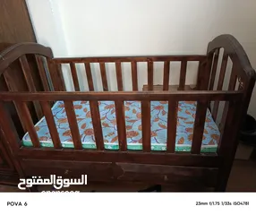  2 تخت سرير اطفال