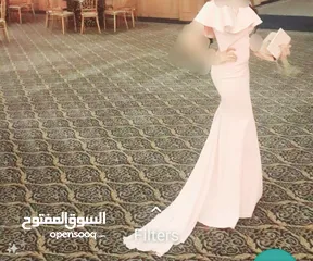  1 فساتين سهره مميزه جداً  لبسه واحده حجم M