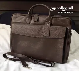  4 Genuine Leather laptops bag