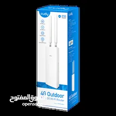  1 Indoor/Outdoor 4G Cat 6 AC1200 Wi-Fi Router LT700 Outdoor 1.0 راوتر كودي خارجي وداخل 1200 مع مدخل خط