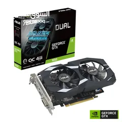  1 ASUS Dual GeForce GTX 1650 OC Edition 4GB GDDR6 EVO - Graphics Card