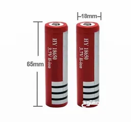  6 بطاريات شحن ليثيوم  Battery 3.7V