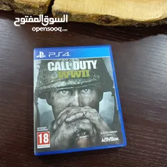  1 سيدي بلاسيشن4 كول اف ديوتي WWII استعمال بسيط جدا ولا خدش السعر 25
