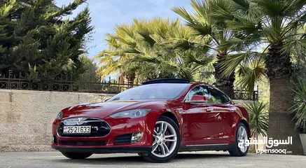  16 تيسلا موديل اس 2015 بطارية 75kw