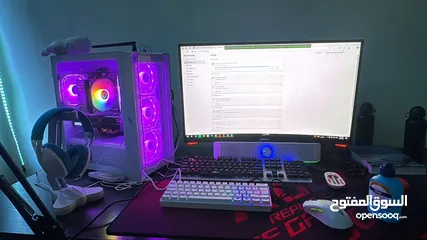  1 Pc gaming RTX 4070 استخدام جدا بسيط