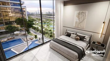  28 شقه جراند فندقيه 3 غرف للبيع قلب ميناء خور إطلالة على برج خليفة وداون تاون تقسيط Dubai Creek Harbour