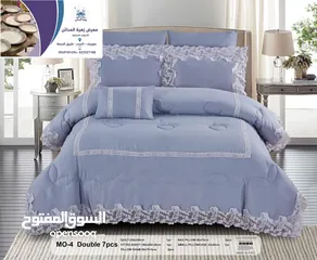  4 ترند الآلوآن ولمديلات الصح بيطلع بس من عنا شرشف تخت صيفي دنتيل 7 قطع 2025