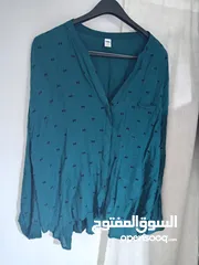  5 قمصان شرعي ستاتي و محير و شناتي ستاتي البضاعة جديدة غير ملبوسة تحتاج بعض القطع للكوي  بنطالين قماش