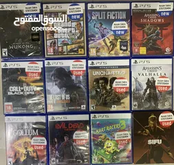  7 العاب بلاستيشن 4&5 للبيع او التبديل مع فرقية