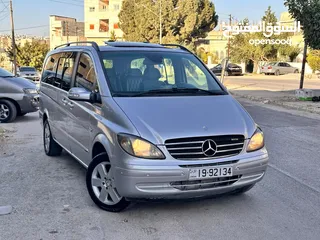  17 باص مرسيدس فيانو 2007 بنزين 7 ركاب VIP فل مسكر مع فتحة ترخيص سنة