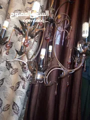  5 ثريات مستعمل بحاله ممتازه جدا