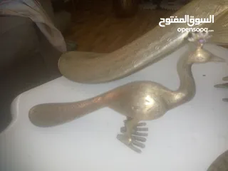  5 انتيكات نحاس اصفر هندي وتركي للبيع