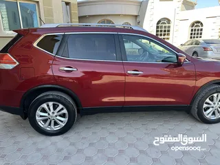  5 Nissan rogue (xtrail)2015 SV AWD Maroon  نيسان روج اكستريل 2015 اس في فورويل لون مارون