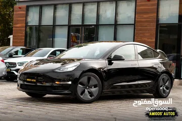  1 TESLA MODEL 3 LONG RANGE 2018 CLEAN TITLE  A فحص اوتوسكور